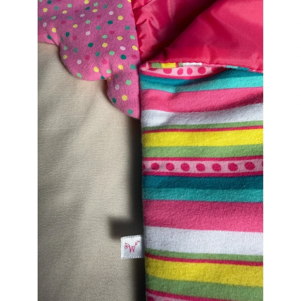 American Girl WellieWishers Owl Sleeping Bag Multi Color Striped Doll Accessory